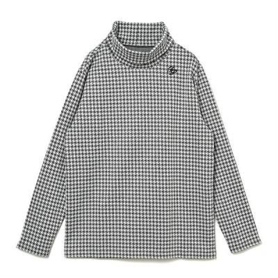 Men's 千鳥柄タートルシャツ - FairyPowder・ChaseVampire Men's 千鳥柄タートルシャツ - FairyPowder・ChaseVampire