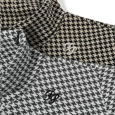 Men's 千鳥柄タートルシャツ - FairyPowder・ChaseVampire