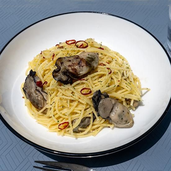 炙りセット_炙り牡蠣パスタ