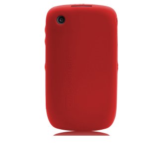 【シンプルなソフトケース】 BlackBerry Curve 9300 Safe Skin Red