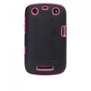 【衝撃に強いケース】 BlackBerry Curve 9350/9360/9370 Hybrid Tough Case Black/Pink