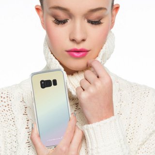 Galaxy S8 βøǿѤ Galaxy S8 SC-02J/SCV36 Hybrid Naked Tough Case Iridescent 