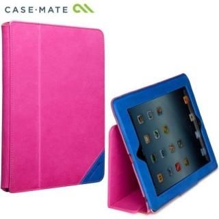 ܳ׻ѤΥ֥å륱 iPad24 Colorblock Slim Stand Pink/Marine