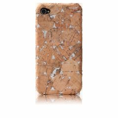 【コルク調のハードケース】 iPhone 4S/4 Lisboa Case with Screen Protector Cork/Silver