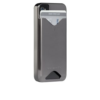ICɤǼǽʥϡɥ iPhone 4S/4 ID Case Gloss Metallic Silver