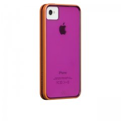 ̤Ʃϡɥ iPhone 4S/4 Haze Case Raspberry/Tangerine Tango