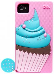 ڤ襤åץΥ iPhone 4S/4 Creatures: Delight Cupcake Lipstick Pink