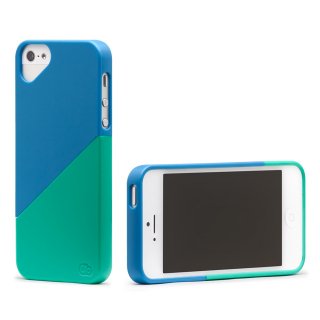 iPhone 4S/4 б Duet Case, Malibu Blue/Ocean Green