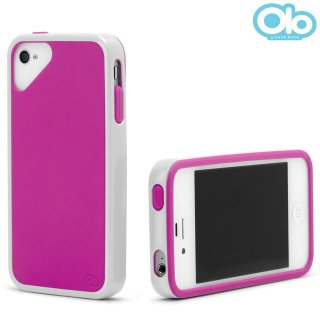 iPhone 4S/4 б Sling Case, White/Pink Rose