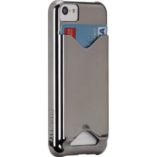 【ICカードが収納可能なケース】 iPhone 5c BT ID Case Chrome 【エラー防止シート付属】