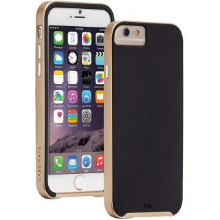 【スリムな耐衝撃ケース】iPhone6s/6 Slim Tough Case Black/Gold スリムタフ ケース