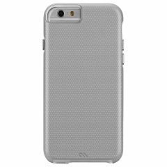 【2層構造でしっかりと保護】iPhone6s/6 Hybrid Tough Case Silver/Clear