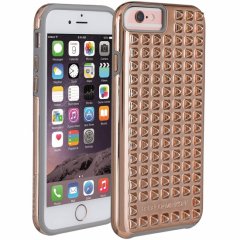 【レベッカ・ミンコフ】iPhone6s/6 REBECCA MINKOFF Studded Tough Case Rose Gold/Titanium