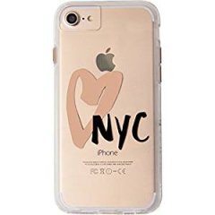 【ニューヨーク】iPhone SE(第3世代)/SE(第2世代)/87/6s/6 共用  Hybrid Naked Tough City Print NY I HEART NYC