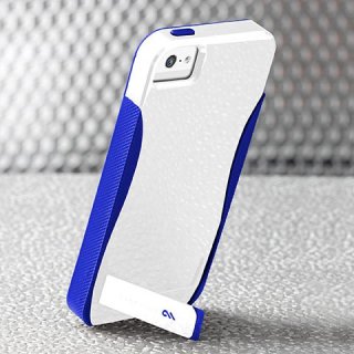 【スタンド機能付きケース】 iPhone SE/5s/5 POP! with Stand Case White/Marine Blue
