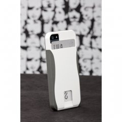 ICɤǼ륱 iPhone SE/5s/5 POP! ID Case White/Titanium Grey