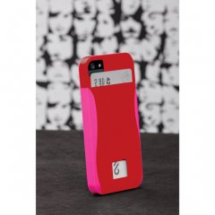 ICɤǼ륱 iPhone SE/5s/5 POP! ID Case Ruby Red /Shocking Pink