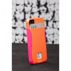 ICɤǼ륱 iPhone SE/5s/5 POP! ID CaseTangerine Orange/Lipstick Pink