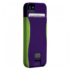 ICɤǼ륱iPhone SE/5s/5 POP! ID CaseViolet Purple/Chartreuse Green