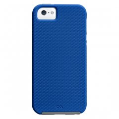 ھ׷⤫ݸ륱 iPhone SE/5s/5 Hybrid Tough Case Marine Blue/ Titanium Grey