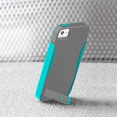ڥɵǽդ iPhone SE/5s/5 POP! with Stand Case Titanium Grey / Pool Blue
