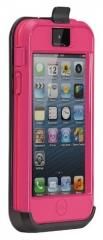 MIL-SPECɸѾ׷⥱iPhone 5 Tough Xtreme Case with Holster Pink/Red