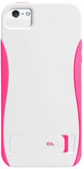ڥɵǽդ iPhone SE/5s/5 POP! with Stand Case White / Neon Pink