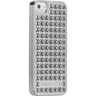 ΩŪʥǥΥϡɥ iPhone SE/5s/5 Barely There Case Studded Silver