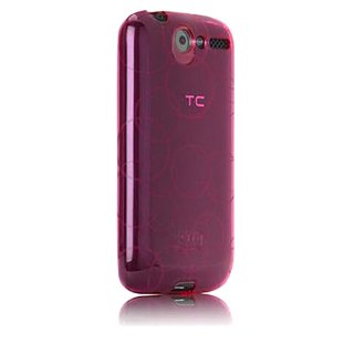 【シンプルなソフトケース】 SoftBank X06HT/HTC Desire Gelli Case - Female Circles Pink