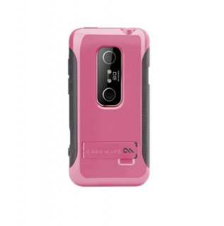 【2種の素材を使ったハードケース】 HTC EVO 3D ISW12HT POP Hybrid Seamless Case Pink/Grey
