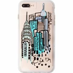 ڥ˥塼衼򥤥᡼iPhone8 Plus/7 Plus/6s Plus/6 Plus  Hybrid Naked Tough City Print NY City View
