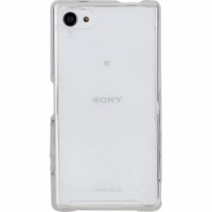 【卓上ホルダー対応の衝撃に強いケース】 Sony Xperia Z5 Compact SO-02H Hybrid Naked Tough Case Clear/Clear