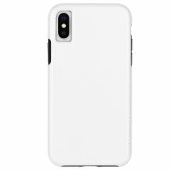 ڥץŹ¤iPhone XS/X  Tough Grip - White/Black