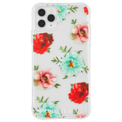 Υ֤ǧǥʡʡPRABAL GURUNG iPhone 11 / 11 Pro / 11 Pro Max Case Tough Embroidered Floral Clear