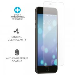 【抗菌仕様 液晶保護ガラス】iPhone SE(第3世代/2022年発売)/SE(第2世代/2020年発売)/8~6 共用 CleanScreenZ GLASS