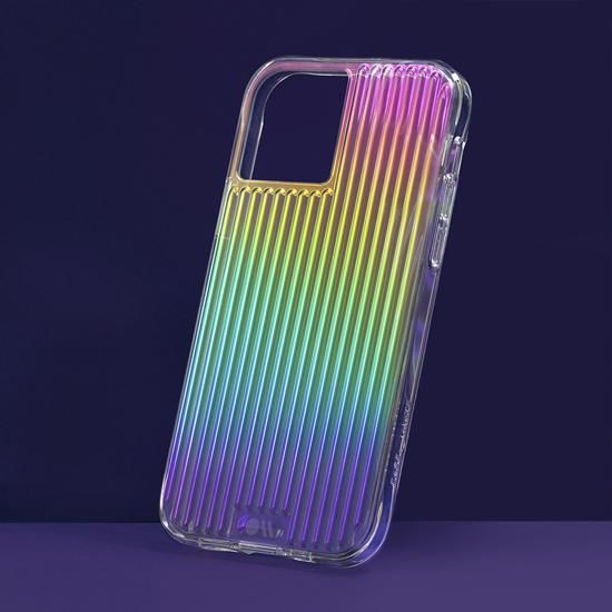 iPhone 12 mini 用虹色に輝くデザインケース