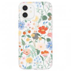 【RIFLE PAPER × Case-Mate】iPhone 12 mini RIFLE PAPER - Clear Strawberry Fields w/ Micropel