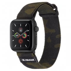 PelicanApple Watch 1-3(42mm),4-6/SE(44mm),7/8(45mm)  ݥХ Protector Band - Camo Green