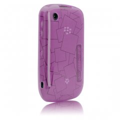 ڥץʥեȥ BlackBerry Curve 9300 Gelli Case Checkmate Purple