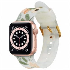 【RIFLE PAPER】Rifle Paper Apple Watch Band 1-3(38mm),4-6/SE(40mm),7-9(41mm) 共用 Wild Flowers