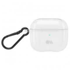 ڥ磻쥹OKAirPods (3) Case Tough Clear w/Black Carabiner Clip