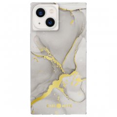 【四角いデザインの耐衝撃ケース】iPhone 13 用 BLOX - Fog Marble