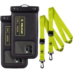 2ĥåȡPelicanɿݡ Marine Waterproof Floating Pouch - Black/Lime Green 2Set