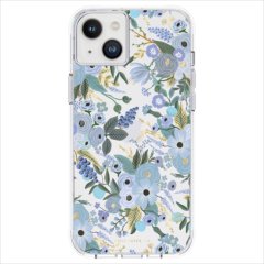 【RIFLE PAPER】iPhone 14 Plus RIFLE PAPER - Garden Party Blue w/ Antimicrobial 抗菌仕様