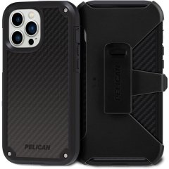 【Pelican】iPhone 14 Pro Pelican Shield - Black Kevlar MagSafe®完全対応 ホルスターセット 抗菌仕様