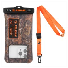 【Pelican×Case-Mate】防水ポーチ Marine Waterproof Floating Pouch - Hunter Camo 6.5インチ程度のスマホまで対応