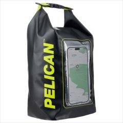 【Pelican】防水ドライバッグ Marine Water Resistant 5L Dry Bag - Black/Hi Vis Yellow