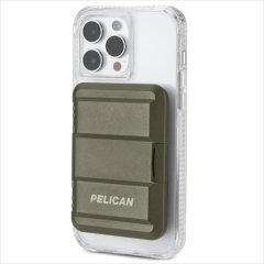 【Pelican】Protector MagSafe Wallet OD Green - iPhoneの背面に装着するカード収納ケース