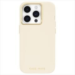 ڽ餫ꥳȤäѾ׷⥱iPhone 15 Pro  Silicone-Beige Antimicrobial ݻ MagSafe®б