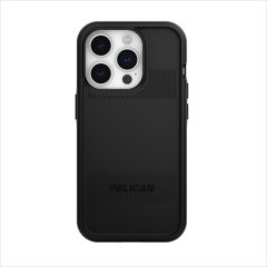 【Pelican】iPhone 15 Pro 用 Pelican Protector-Black 【Antimicrobial 抗菌仕様 MagSafe®完全対応】